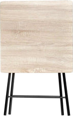 Table haute pliante avec plateau bois MDF de 60 x 60 cm et structure acier - photo 4