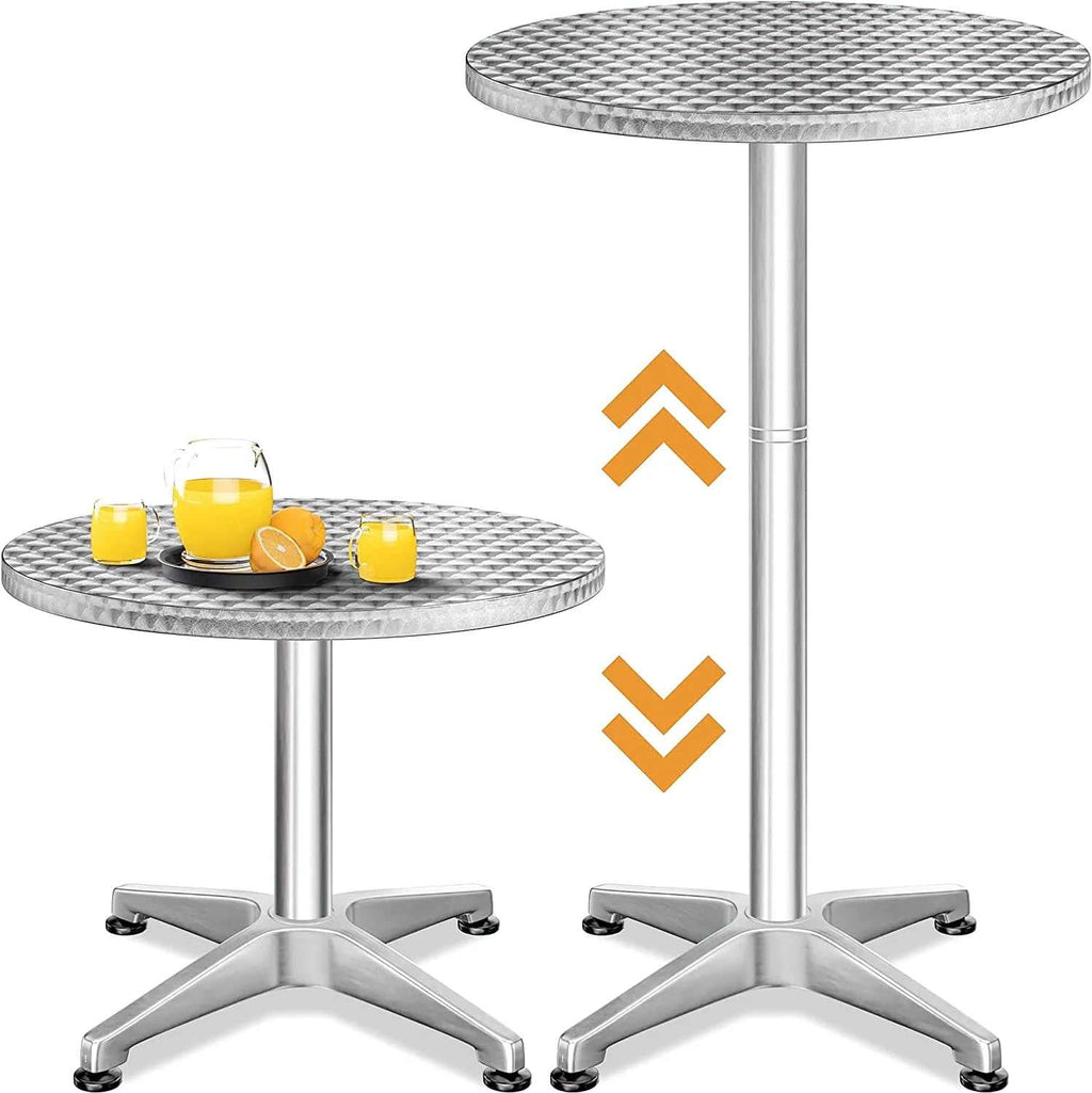 Table haute pliante mange debout de 70 cm en hêtre lors d'un apéritif - photo 2