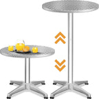 Table haute pliante mange debout de 70 cm en hêtre lors d'un apéritif - photo 2