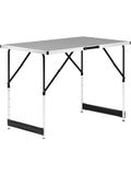Table haute pliante rectangulaire 100 x 60 cm servant de comptoir