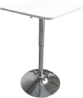 Table mange debout pliante réglable en hauteur lors d'un cocktail