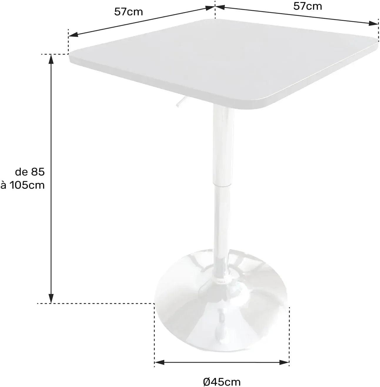 Table Mange Debout Pliante
