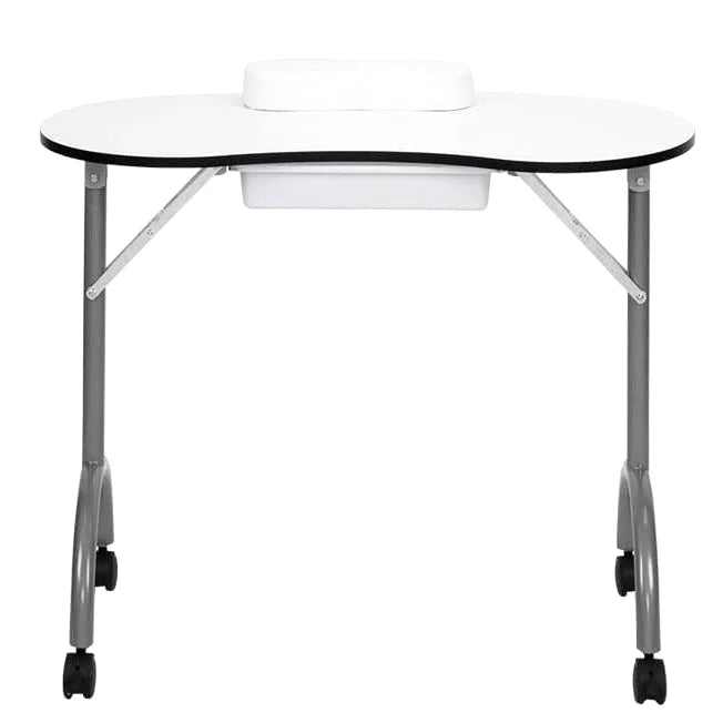 Table de manucure pliante professionnelle de 95 cm dans un institut