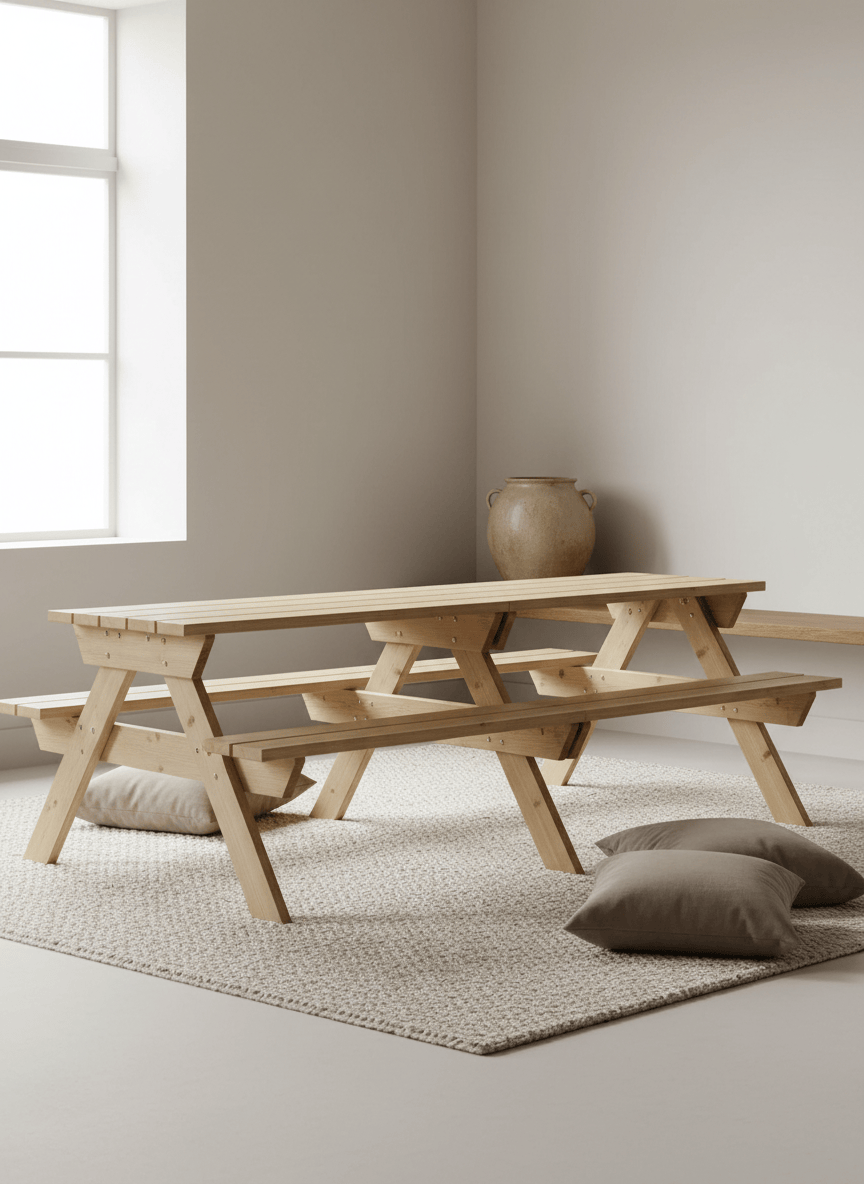 Table Picnic Bois Pliante