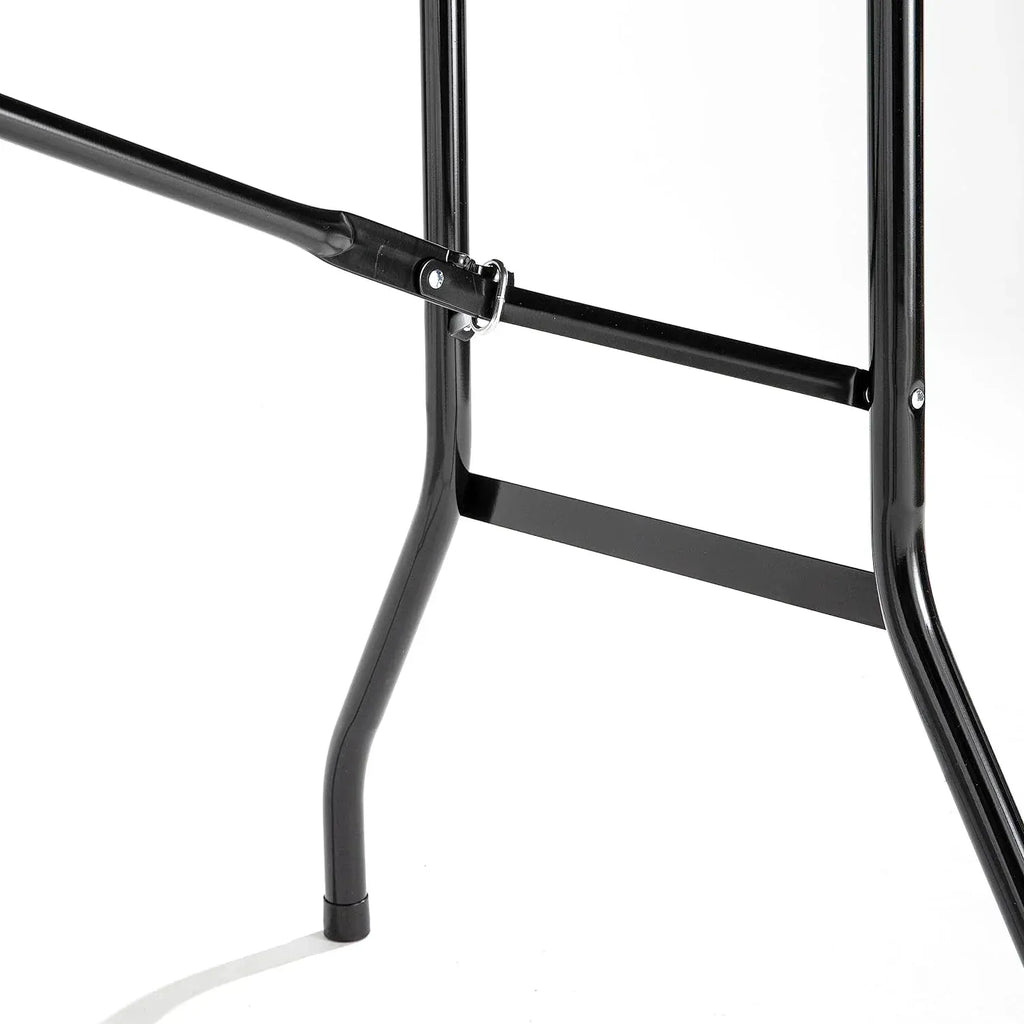 Table pliante 10 personnes de 200 x 90 cm avec structure acier noire - photo 3