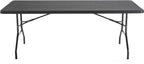 Table pliante 10 personnes de 200 x 90 cm avec structure acier noire - photo 2