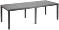 Table pliante 12 personnes de 220 x 90 cm dressée pour une réception