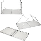 Table pliante de 120 cm avec ouverture pour parasol au centre - photo 6
