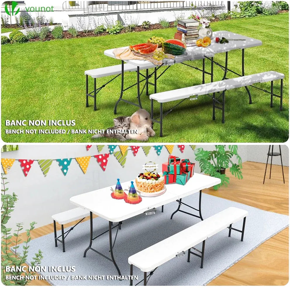 Table Pliante 1m