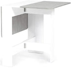Table pliante 2 personnes dépliée dans un studio - photo 2