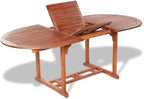 Table pliante 200 x 100 cm en acacia massif dans un jardin - photo 6