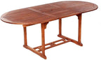 Table pliante 200 x 100 cm en acacia massif dans un jardin - photo 2