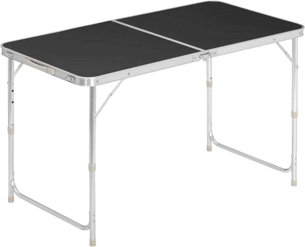 Table pliante en aluminium de 120 cm avec pieds réglables sur trois hauteurs - photo 5