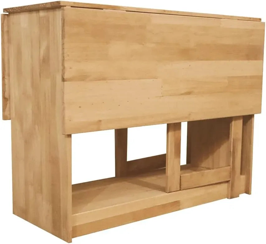 Table pliante avec quatre chaises intégrées rangées à l'intérieur - photo 5