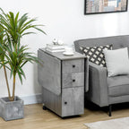 Table pliante avec rangement intégré en acier et bois - photo 3