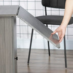 Table pliante avec rangement intégré en acier et bois - photo 2