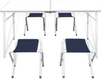 Ensemble table pliante avec tabourets assortis de 120 cm - photo 3