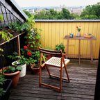 Table pliante de balcon pour 4 personnes de 80 x 50 cm sur un balcon d'appartement - photo 4