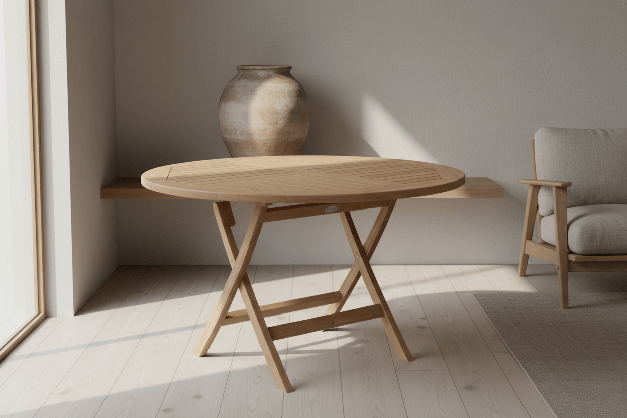 Table Pliante Bois Massif