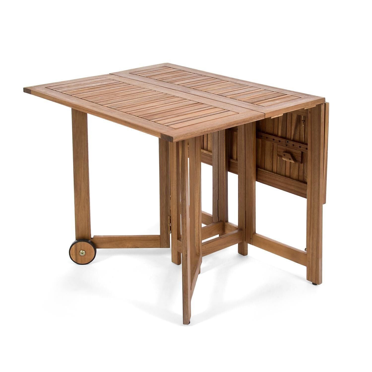 Table Pliante En Bois Avec Chaises Intégrées