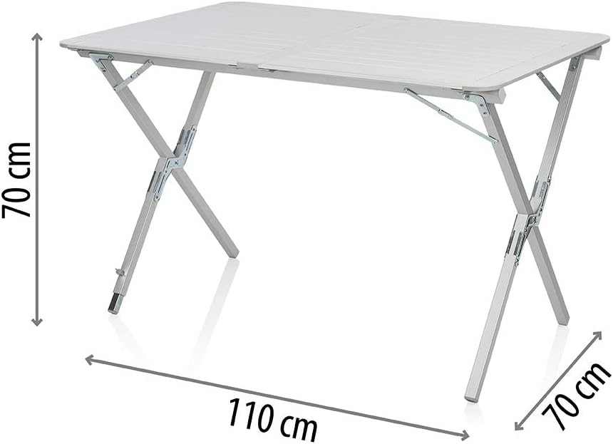 Table pliante d'extérieur pour balcon en aluminium de 110 cm - photo 5