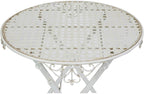Table pliante en fer de 70 x 70 cm sur une terrasse - photo 4