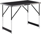 Table pliante réglable jusqu'à 90 cm de hauteur en position haute