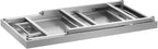 Table pliante en acier inoxydable de 120 x 60 cm dans une cuisine professionnelle - photo 2