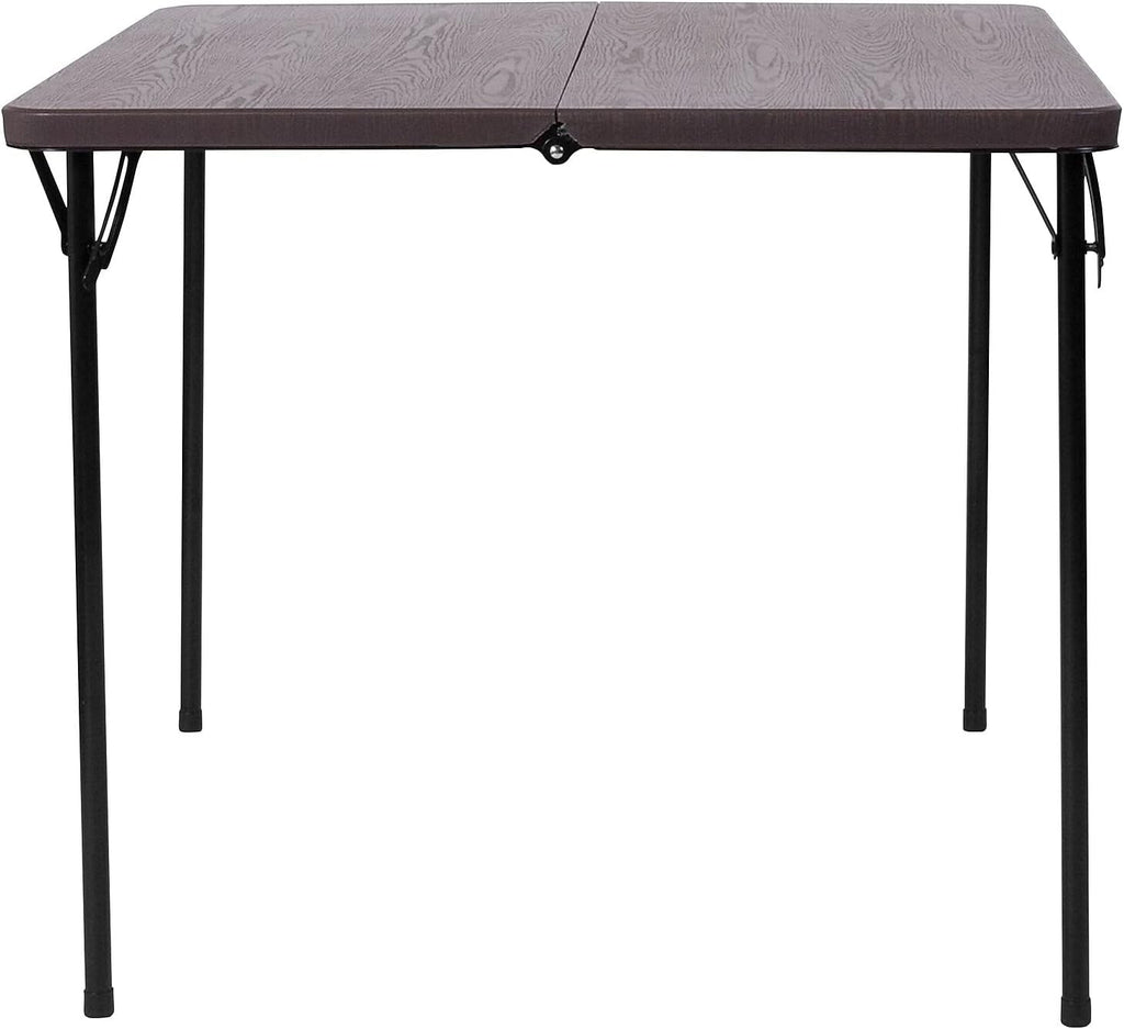 Table pliante carrée de 90 cm de largeur en plastique