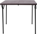 Table pliante carrée de 90 cm de largeur en plastique