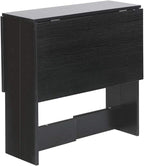 Table pliante noire de 103 cm dépliée dans un séjour - photo 4