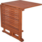 Table pliante rectangulaire en eucalyptus huilé FSC de 120 cm - photo 4