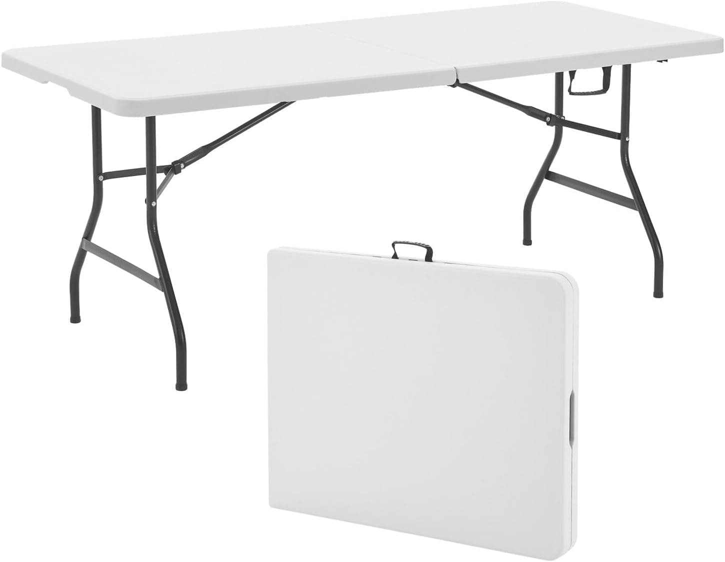 Table Pliante Résine Blanche