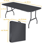 Table pliante de salle des fêtes de 183 cm alignée pour un banquet - photo 6