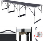 Table présentoir pliante de 300 cm installée sur un stand de salon - photo 2