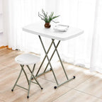 Table PVC pliante avec plateau HDPE réglable sur trois hauteurs - photo 4