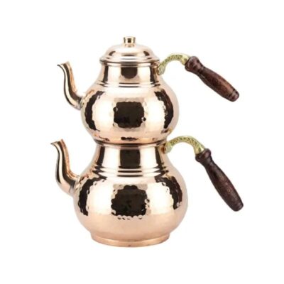 turkische-doppelstockige-teekanne-aus-kupfer